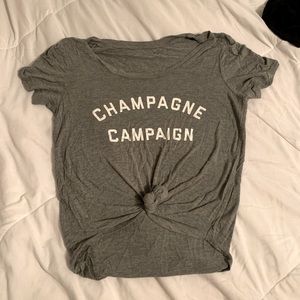 Champagne Campaign Graphic Tee 🤍